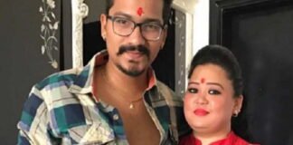 bharti with husband