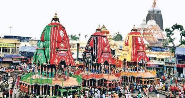 Lord Jagannath's chariots