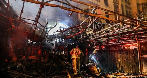 gas explosion in northern Tehran