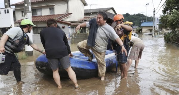 japan flooding