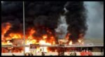 Fierce fire in UAE's Ajman market