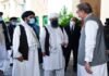 Taliban delegation meets Qureshi