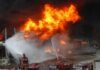 Fierce fire at Beirut port