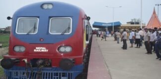 Indian train to Nepal