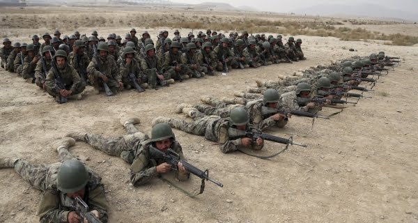 Soldiers recruited to Afghan army