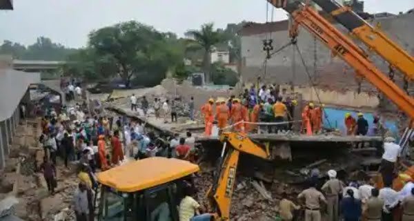 Two-story building collapsed in Mohali