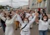Women's demonstrations in Minsk