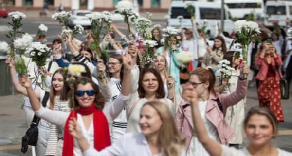 Women's demonstrations in Minsk