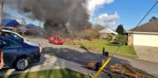 A Navy plane crashes in Alabama