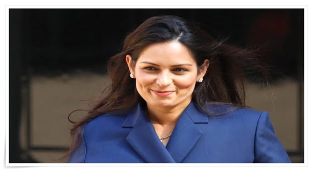 Britain's Home Minister Priti Patel