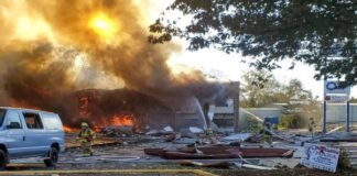 Explosion at Harrisonburg Mall