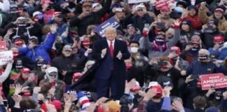 Trump two election rallies