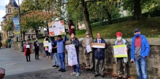 scotland protest for hathras case