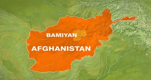 A bomb blast in Bamiyan, Afghanistan