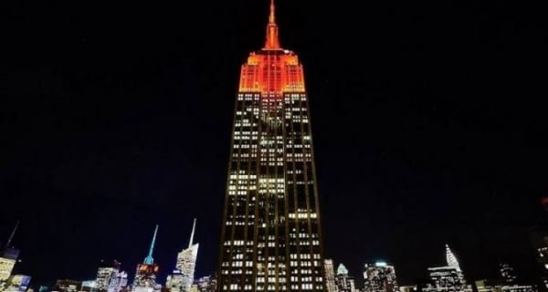 Empire State Building on the occasion of Diwali