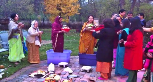 Indo-American Biharis celebrate 'Chhath Puja' in many places in America