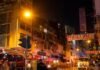 fire in a residential area in Hong Kong