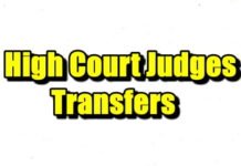 HC judges transfer