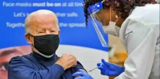 Joe Biden took Covid-19 vaccine in public