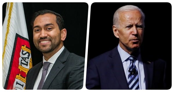 Vidur Sharma-Biden-team