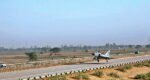 expressway for landing-takeoff of fighter plane