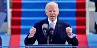 joe biden oath ceremony