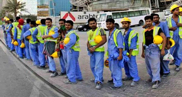 Indian workers in Dubai