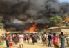 Fire in Rohingya camp in Bangladesh