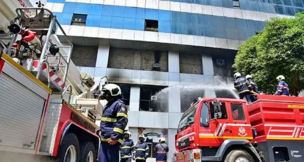 Fire incident in Kanpur cardiology hospital Fire incident in Kanpur cardiology hospital