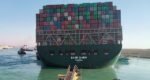 Giant cargo ship Ever Green