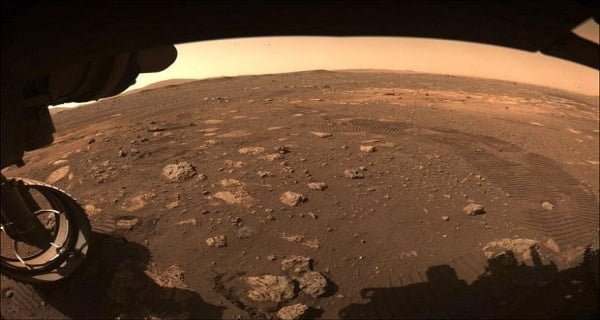 rover traveled 21 feet on Mars