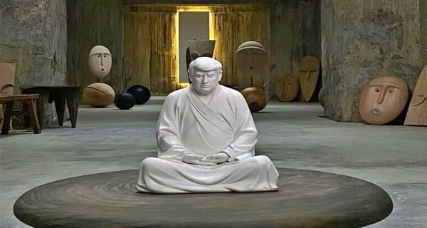 trump as Buddha idols1