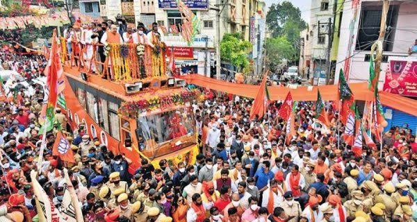 Bengal election, roadshow