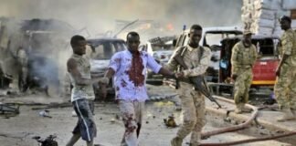 Explosion in Somali army camps, nine soldiers killed