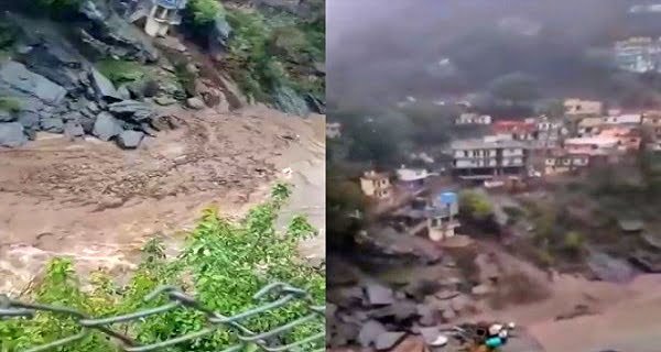 Heavy damage due to cloudburst in Devprayag