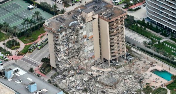 12-storey building collapses in Miami