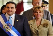 El Salvador ex-president's wife