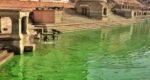 Ganga water in Varanasi changing color