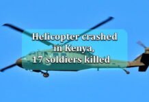 Helicopter crashes in Kenya