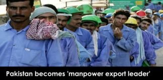 Pakistan becomes manpower export leader