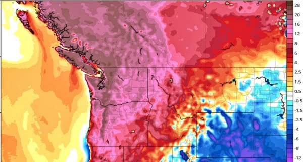 heatwave affecting the Pacific Northwest region