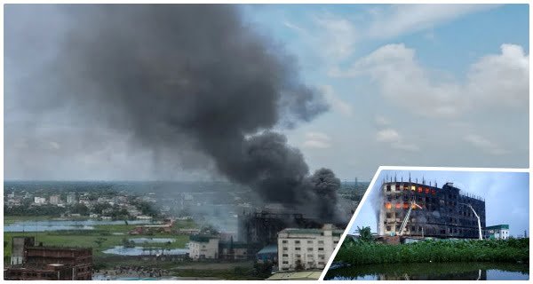 Bangladesh, fire broke out in a factory