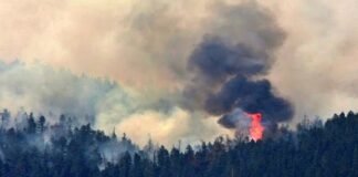 Canada's British Columbia raging wildfires