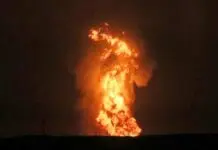 Explosion near Azerbaijan oil-gas reserves