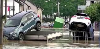 Germany floods after heavy rains