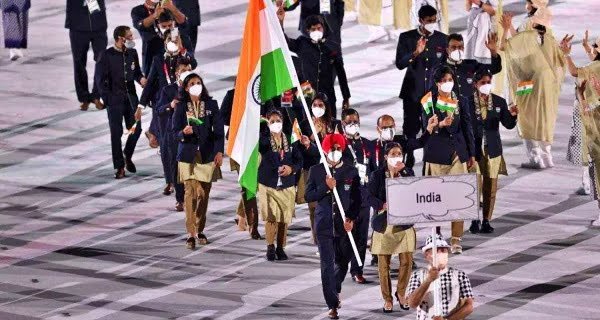 India in the opening ceremony