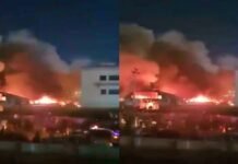 massive fire at Iraq's Covid-19 hospital
