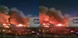 massive fire at Iraq's Covid-19 hospital