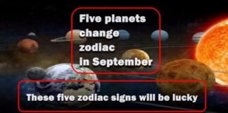 Five planets change zodiac