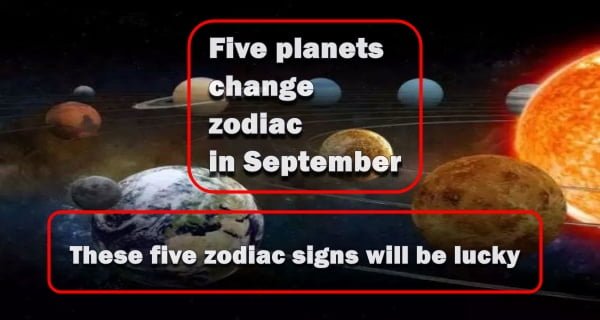 Five planets change zodiac